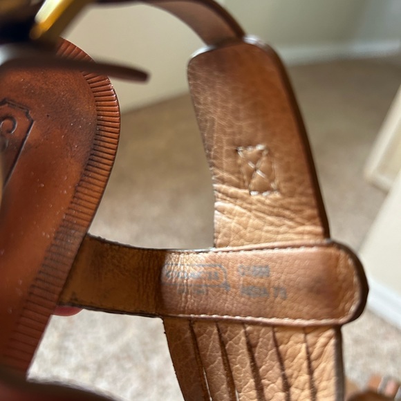 Coach Gladiator Sandals Metallic Bronze 7 - Picture 8 of 8